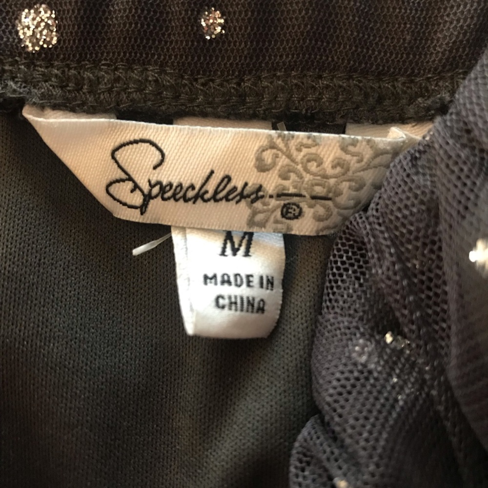 Gray Sparkle Semi Formal Dress - Picture 4 of 4